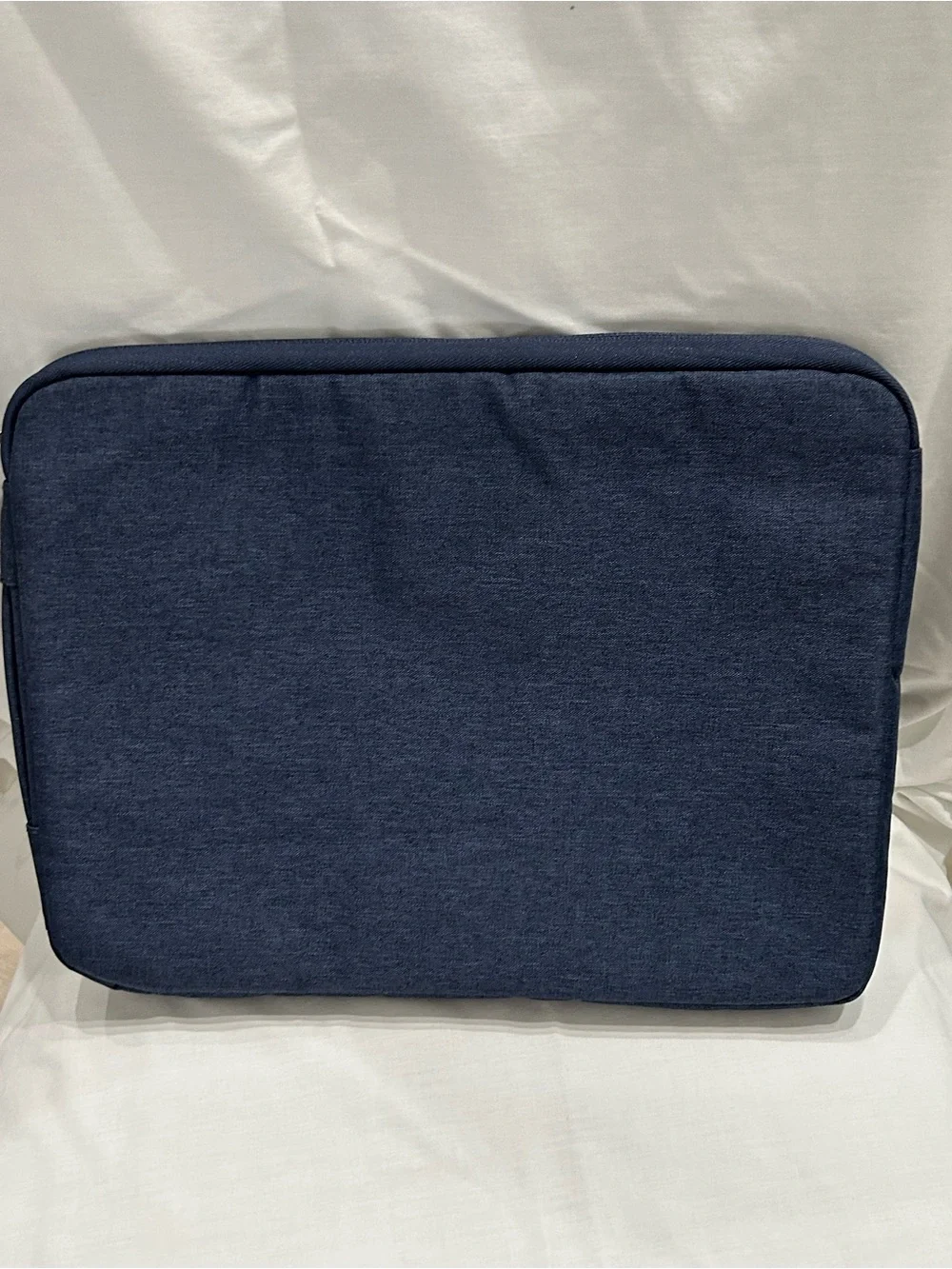 Navy Laptop Sleeve with Front Pocket